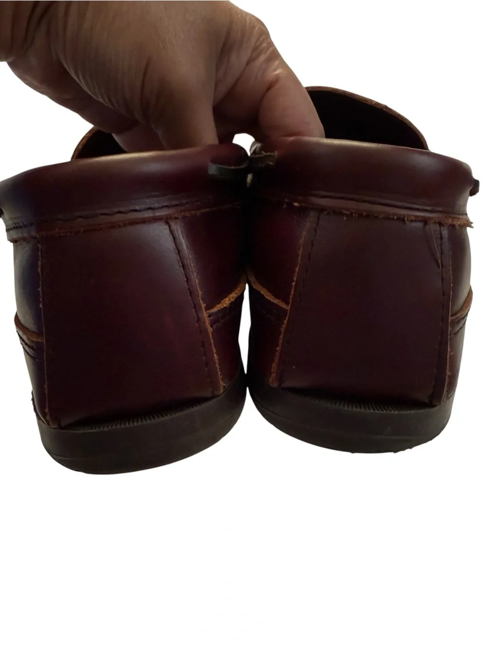 Minnetonka Men’s Brown Leather Driving Moccasins Loafers Size 12 Style 768